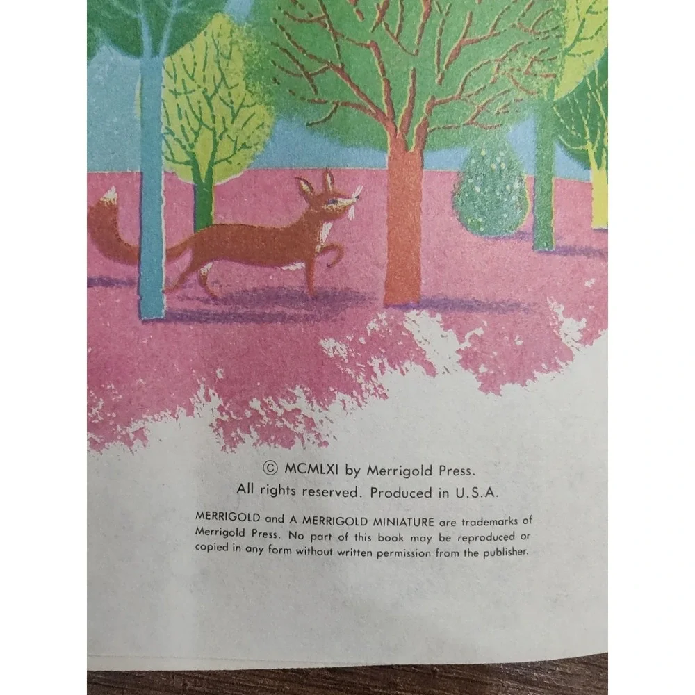 A Merrigold Miniature Littleest Raccoon Merrigold Press Vintage Tiny Bood E53